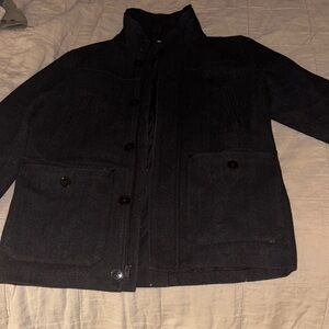 Express Dark Gray Military Jacket